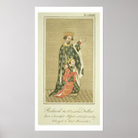 King Richard II (1367-1400) avec son père Edward