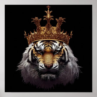 Poster King Tiger Crown