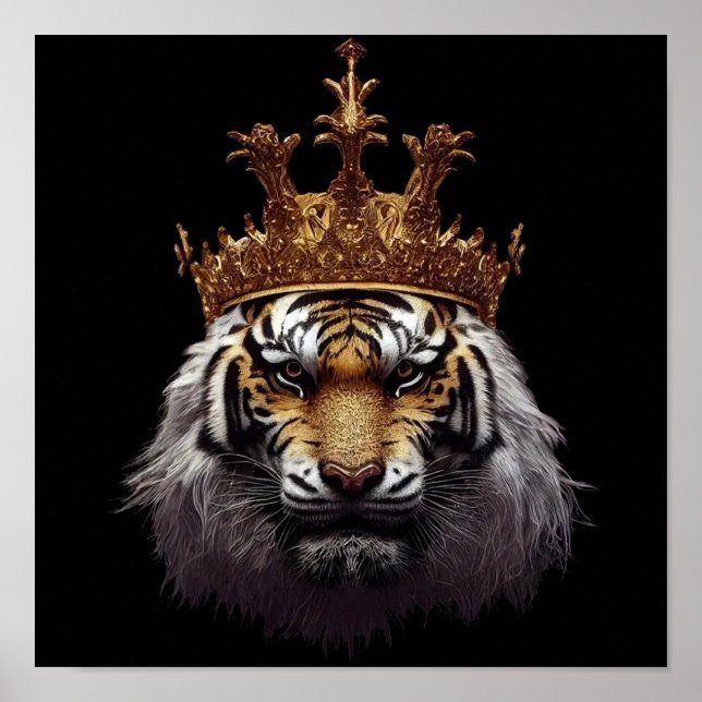 Poster King Tiger Crown (Devant)