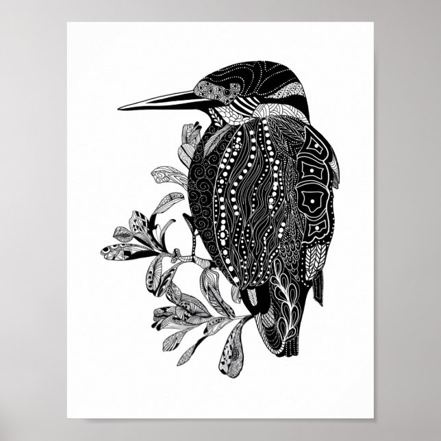 Poster Kingfisher Kookaburra (Devant)