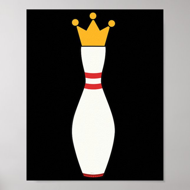 Poster Kingpin Bowling League Cadeau (Devant)
