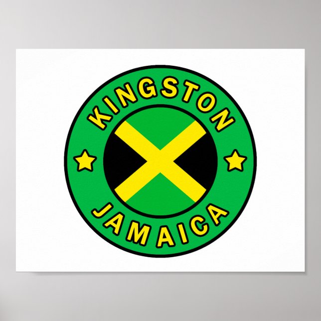 Poster Kingston Jamaïque (Devant)