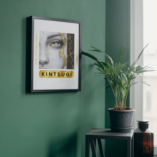 Poster KINTSUGI (Browse the KINTSUGI wall decor ideas for your home or as gifts - reminding you that you are resilent)