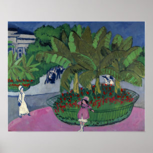 Poster Kirchner - La Boskett Albertplatz À Dresden