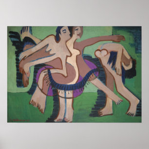 Poster Kirchner - Lot du groupe de danse