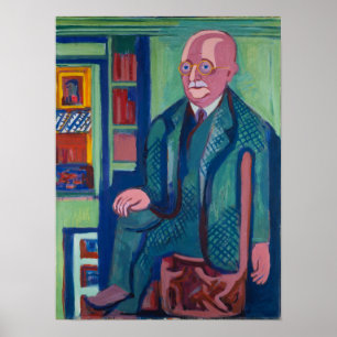 Poster Kirchner - Portrait du Dr Carl Hagemann 1928