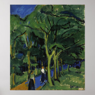 Poster Kirchner - Route forestière