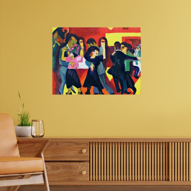 Poster Kirchner - Thé de tango par Ernst Kirchner, (Salon 2)