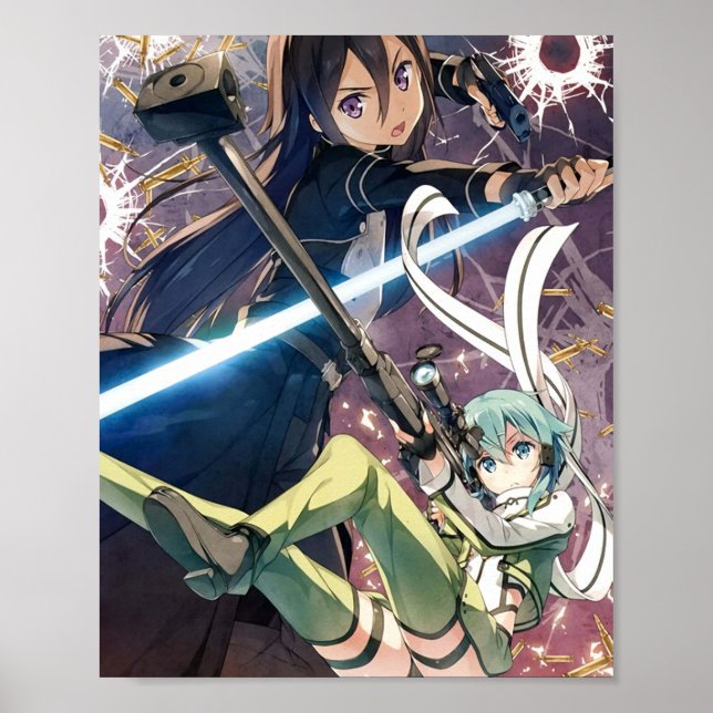 Poster Kirito vs Sinon (Devant)