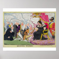 Kissing Hands, publié en 1827 (litho couleur)