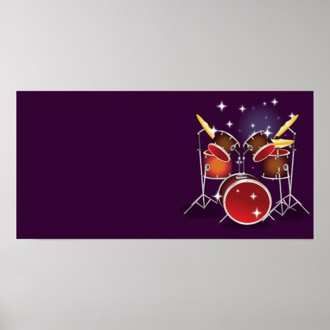 Poster Kit de batterie (Devant)