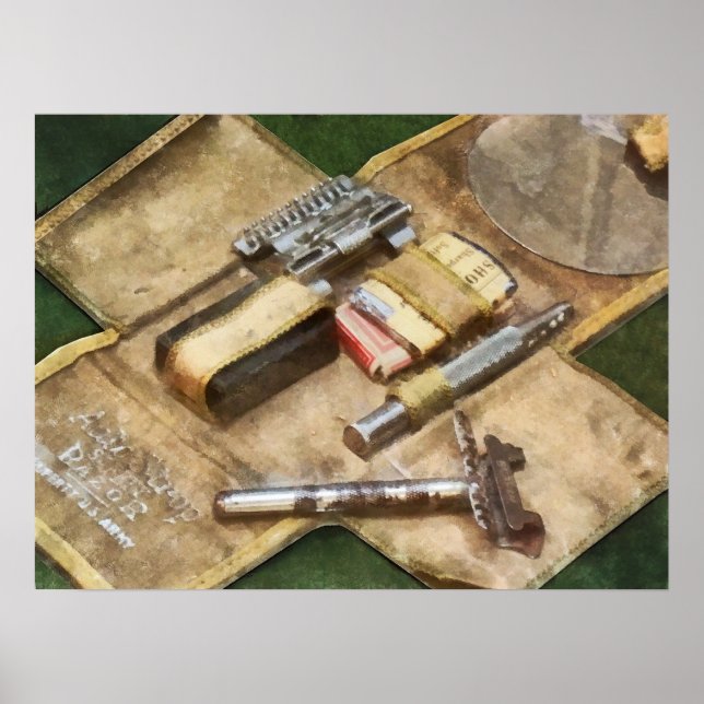 Poster Kit de rasage de la Première Guerre mondiale (Devant)