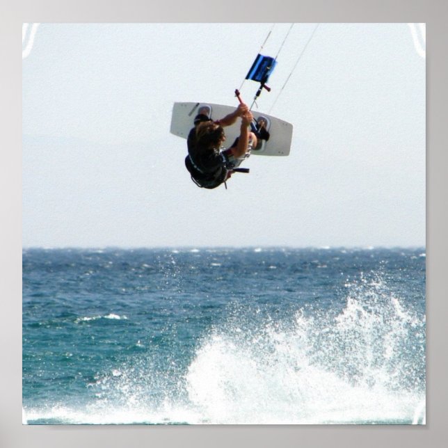 Poster Kiteboarding (Devant)