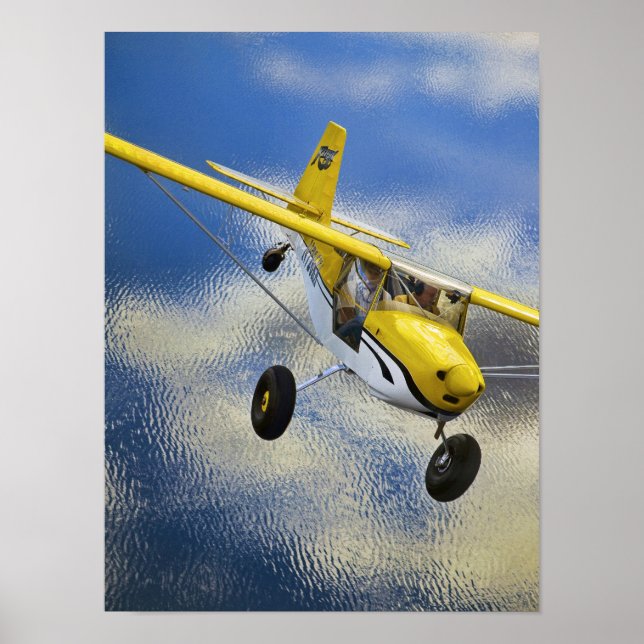 Poster Kitfox au-dessus du lac (Devant)
