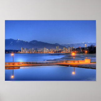 Poster Kitsilano Beach, Vancouver, Canada