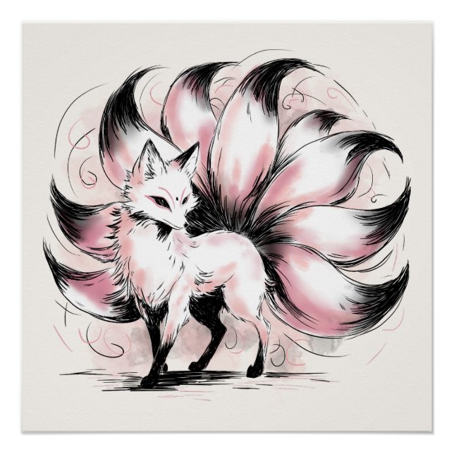 Poster Kitsune (Devant)