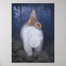 Poster Kittelsen King Valemon L'ours blanc CC0818 XL