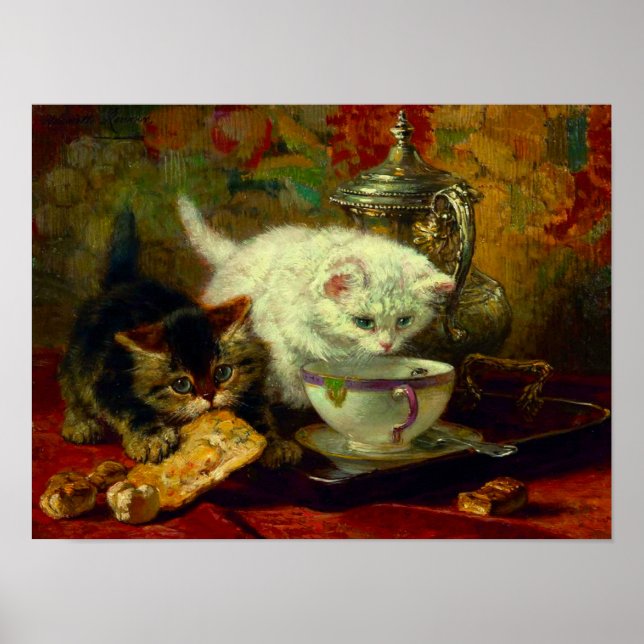 Poster Kittens Tea Party (Devant)