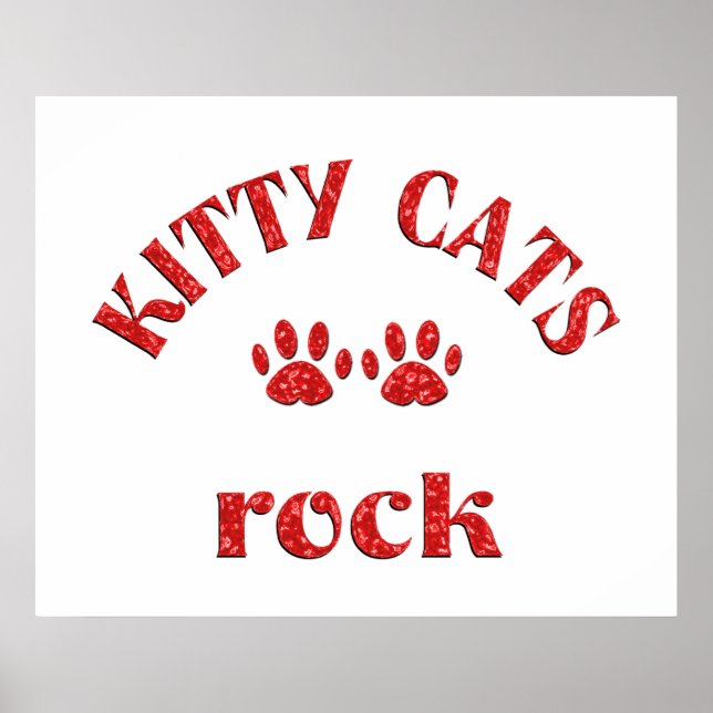 Poster Kitty Cats Rock (Devant)