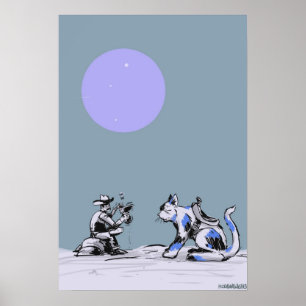 Poster Kitty Cowboy