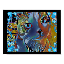 kitty surnaturel bleu raquette
