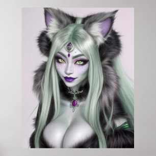 POSTER KITTY WAIFU 07