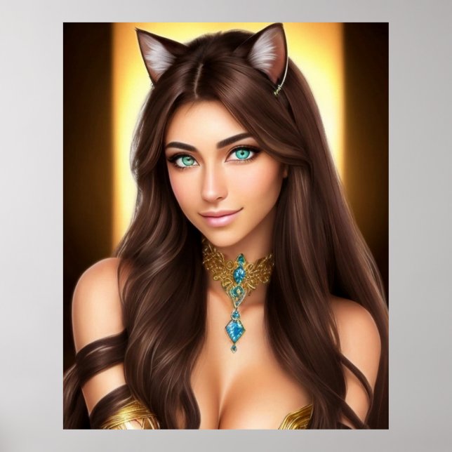 POSTER KITTY WAIFU 11 (Devant)