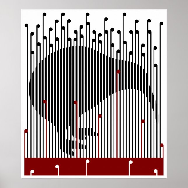 Poster Kiwi dans le Raupo, BULLRUSH (Devant)