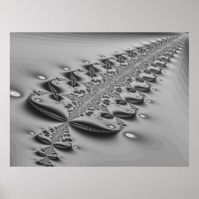 Poster Kiwi Fern Print (Devant)