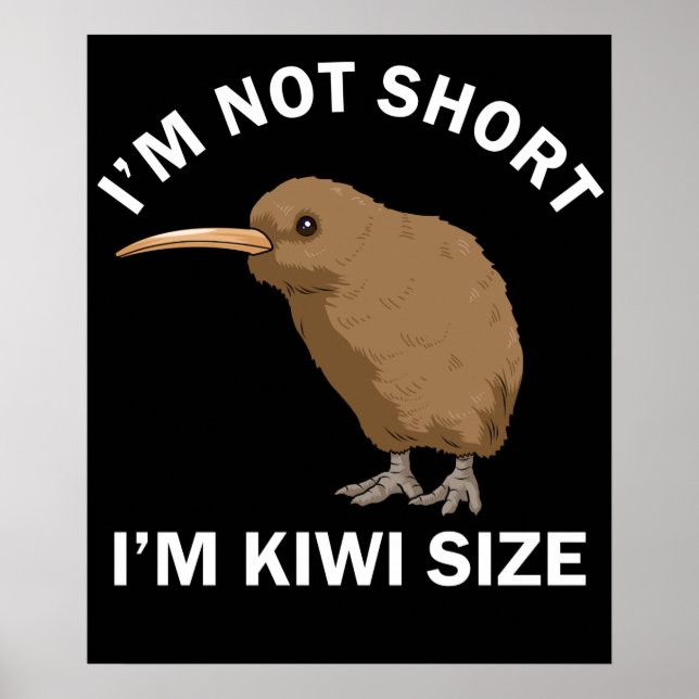 Poster Kiwi Poison Men Kiwi Bird Women New Zealand Kiwi (Devant)