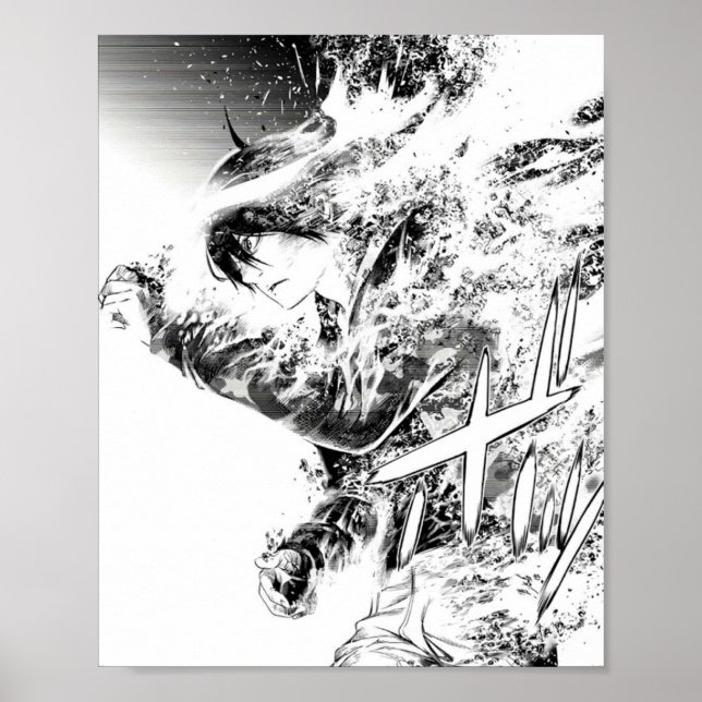 Poster Kizumonogatari Manga (Devant)