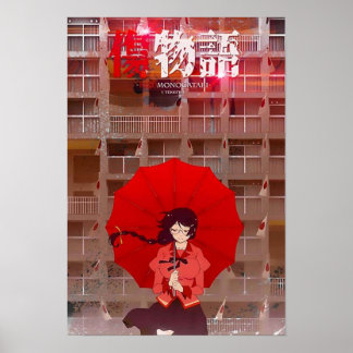 Poster Kizumonogatari Tekketsu