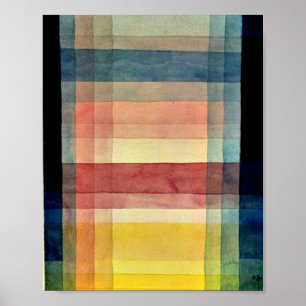 Poster Klee - Architecture de la plaine