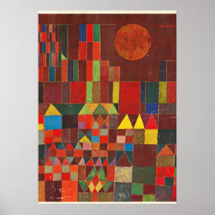 Poster Klee - Castle and Sun