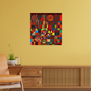 Poster Klee - Château et Soleil