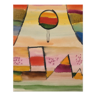 Poster Klee - Der Ballon im Fenster