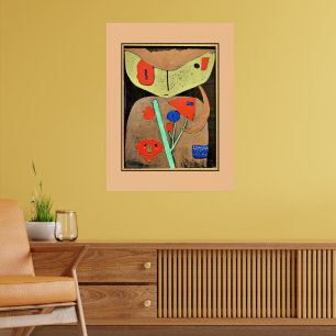 Poster Klee - Figure du théâtre oriental