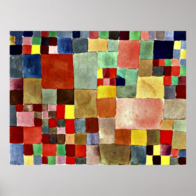 Poster Klee - Flore sur sable (Devant)