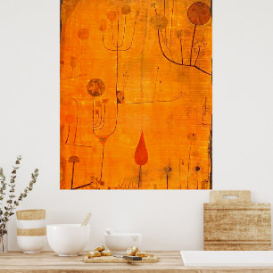 Poster Klee - Fruits en rouge