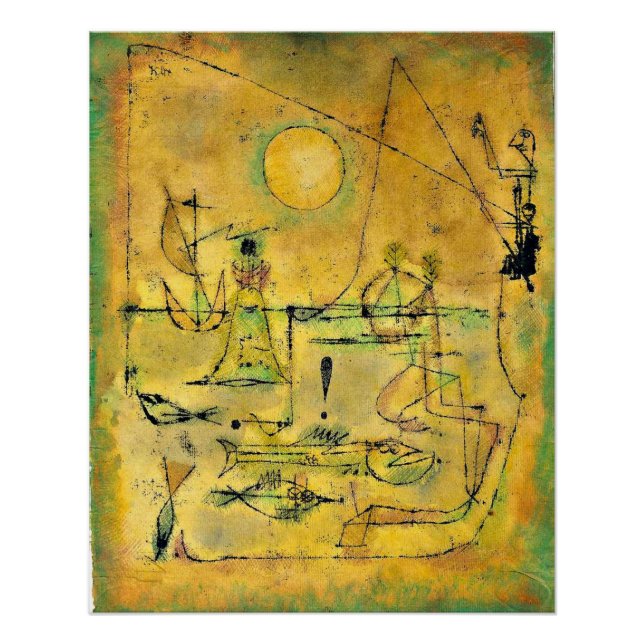 Poster Klee - Ils sont en train de mordre (Devant)
