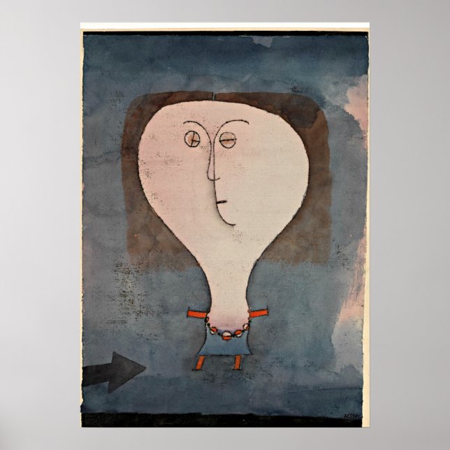 Poster Klee - La peur d'une fille (Devant)