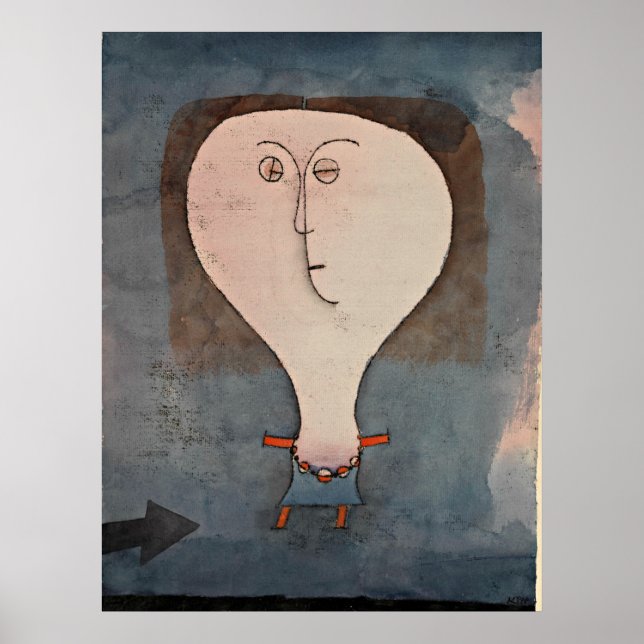 Poster Klee - La peur d'une fille (Devant)