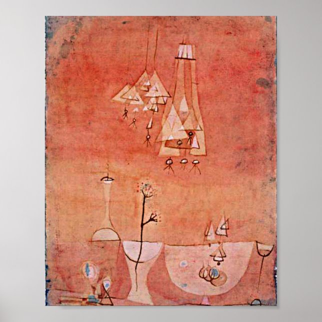 Poster Klee - Laboratoire botanique (Devant)