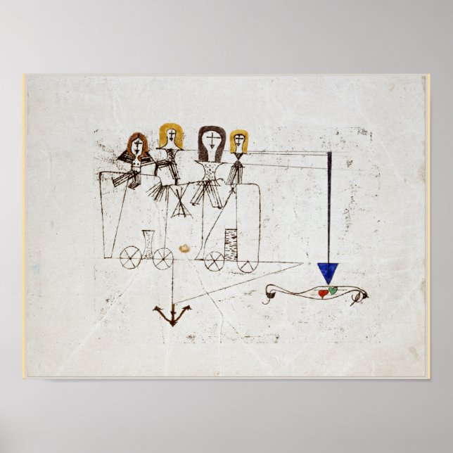 Poster Klee - Le Wagon de la vertu (Devant)