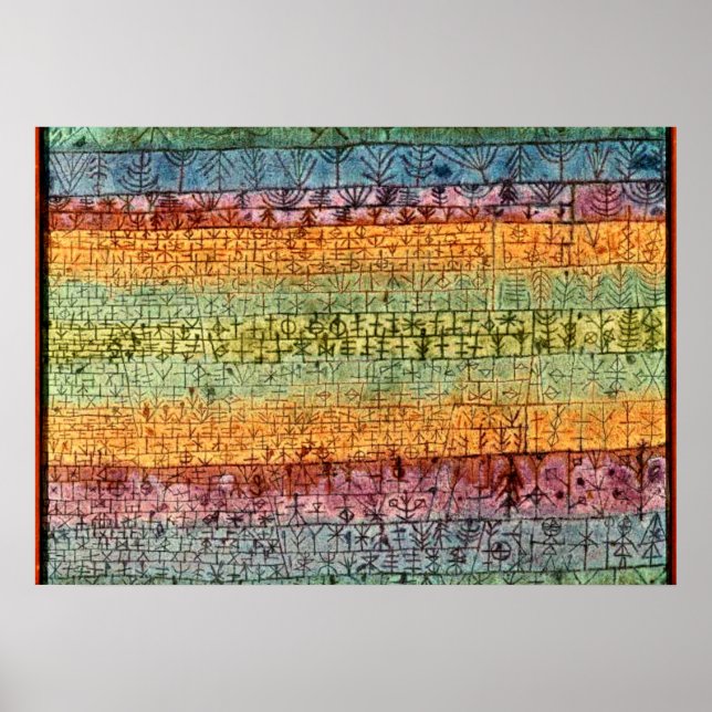 Poster Klee - Pépinière (Devant)