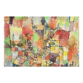 Poster Klee - Two Country Houses