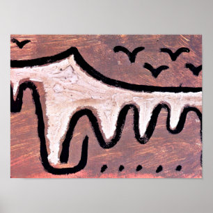 Poster Klee - Vague, art abstrait