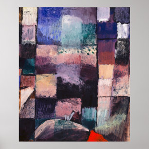 Poster Klee's About a Motif from Hammamet