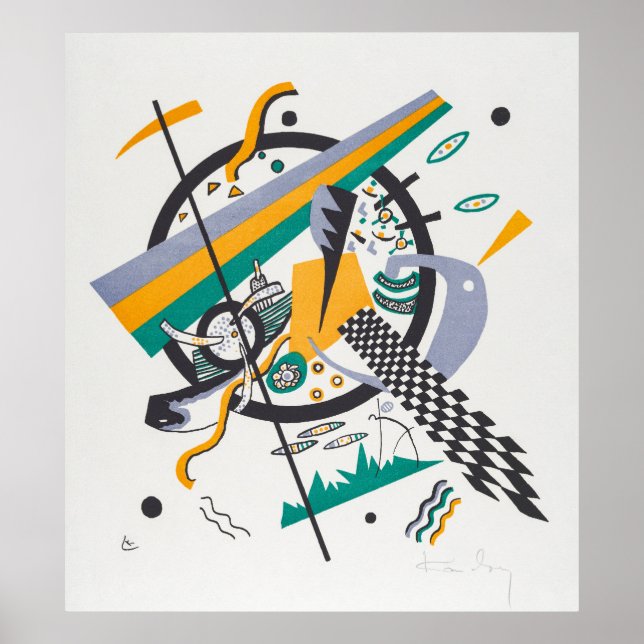 Poster Kleine Welten IV de Kandinsky (Devant)