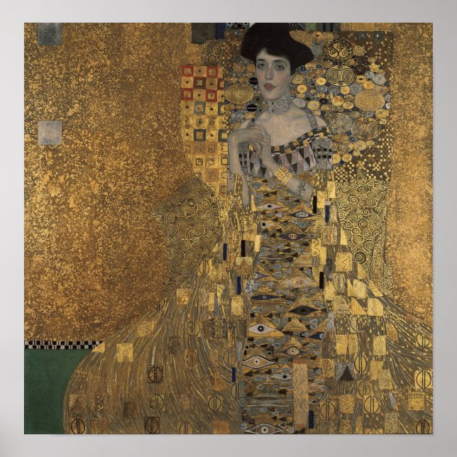 Poster Klimt - Adele Bloch-Bauer 1907 (Devant)